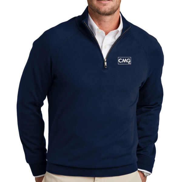   - Cotton Stretch 1/4 Zip Sweater Thumbnail